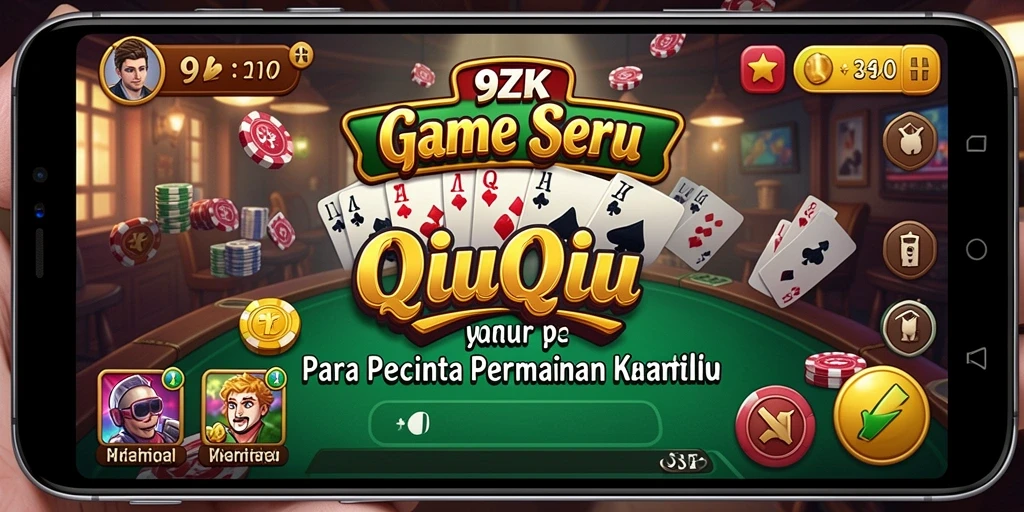 Gameplay seru dari game QiuQiu 9ZK yang menarik.