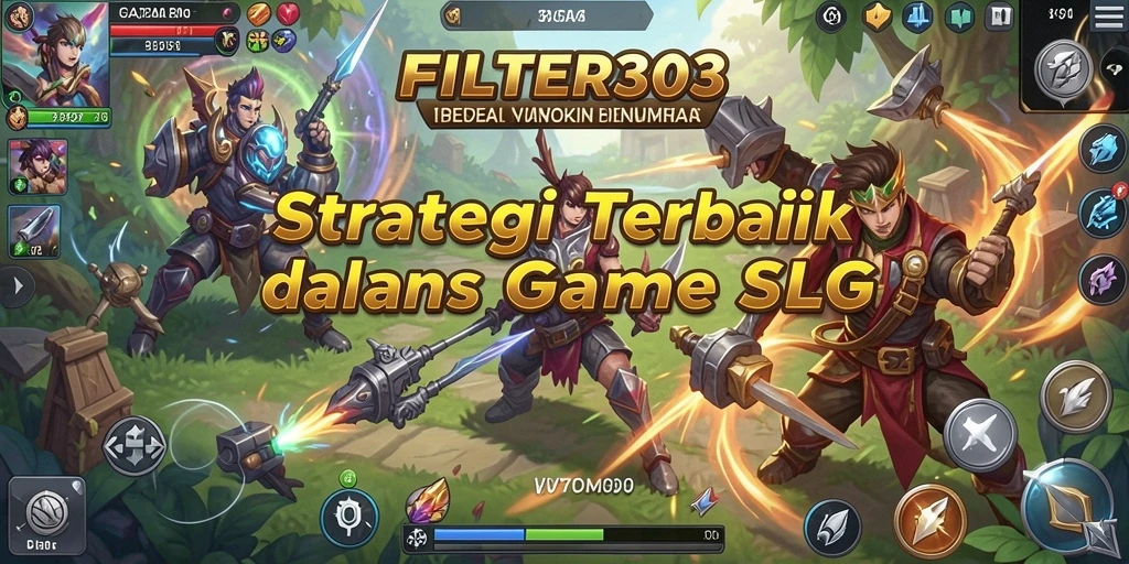 Tangkapan layar menunjukkan aksi mendebarkan dalam game strategi SLG.