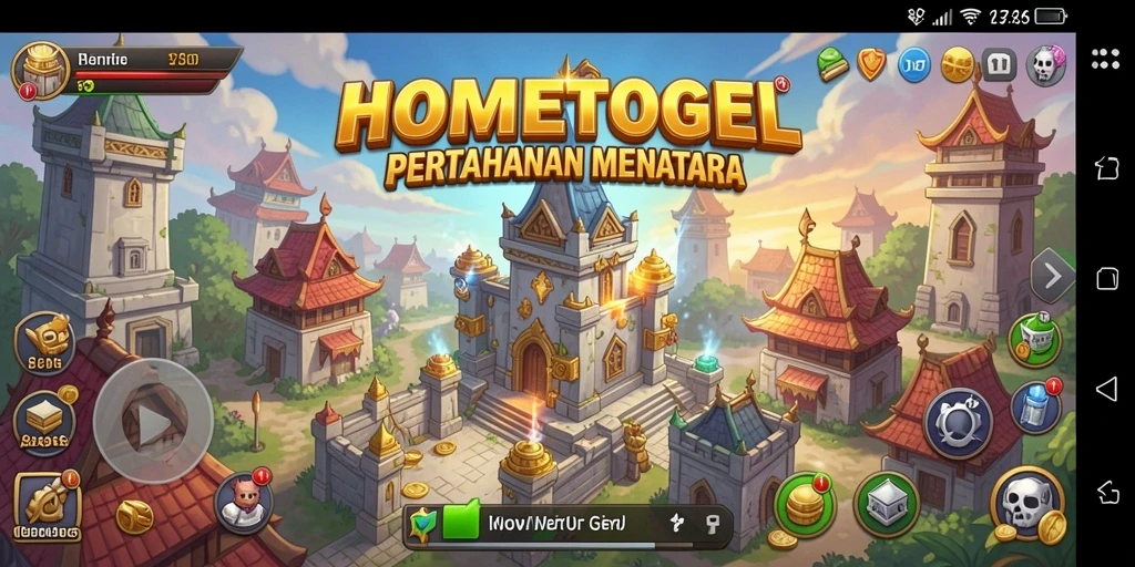 Tampilan gameplay seru dan grafis menawan dari HOMETOGEL.