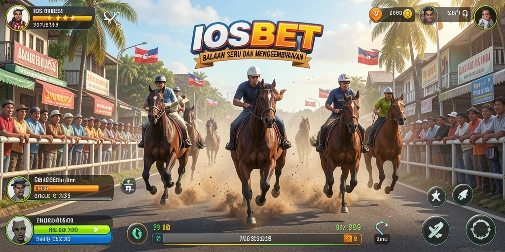 Tangkapan layar utama <strong>IOSBET</strong> yang menunjukkan aksi balapan mendebarkan.