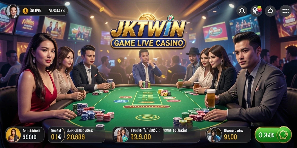 Tampilan gameplay Live Casino yang menarik di JKTWIN.