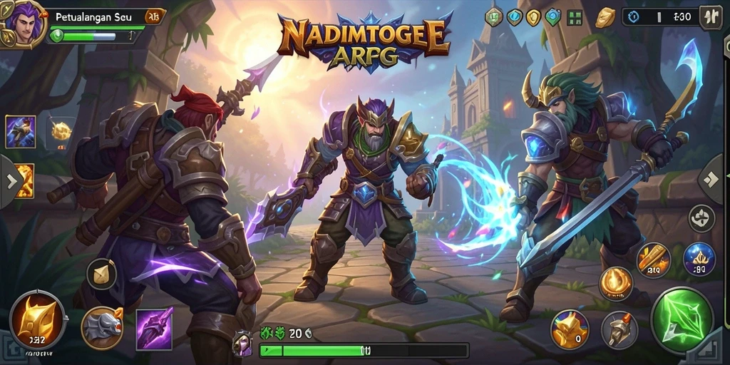 Gameplay seru di dunia fantasi NADIMTOGEL.