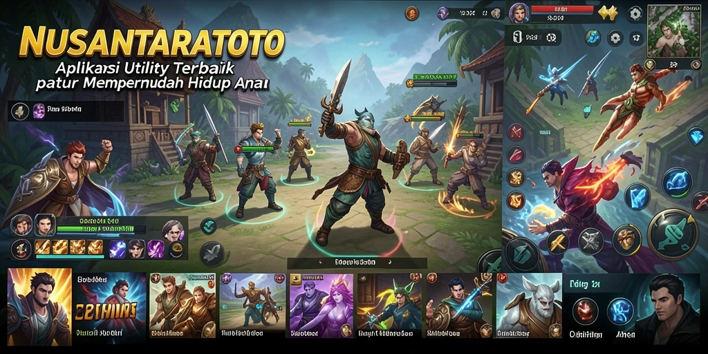 Tampilan antarmuka NUSANTARATOTO dengan fitur-fitur canggih.