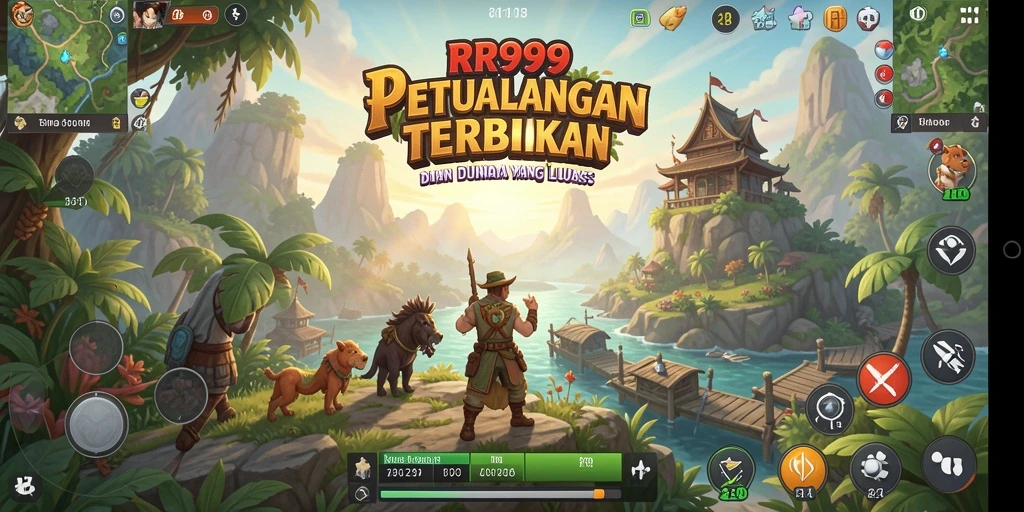 Gameplay menakjubkan dalam dunia terbuka RR999.