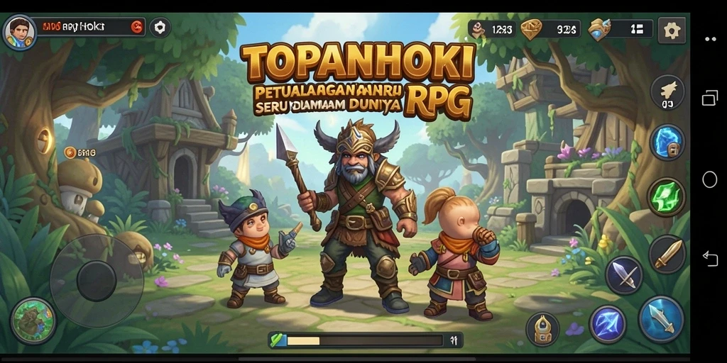 Tampilan gameplay seru dari <strong>TOPANHOKI</strong> yang memperlihatkan pertarungan epik.